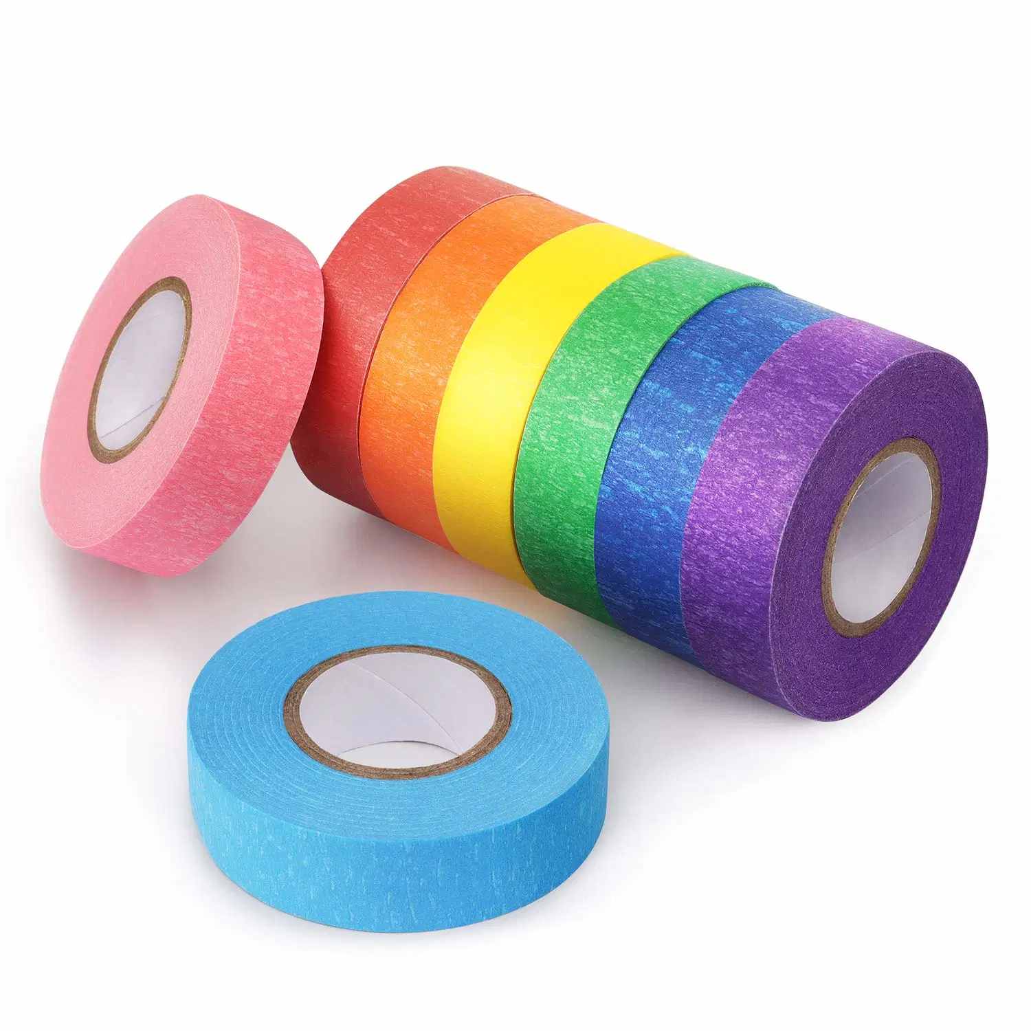 Paint Masking Colorful Wholesale/Supplier Paper Crepe Painting Adhesive Painter Tape