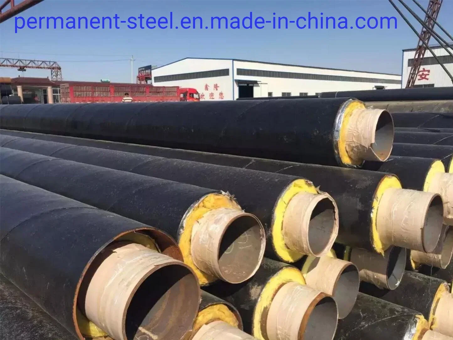 China Supplier Factory API 5L Gr. B X60 Carbon Steel SSAW Oil and Gas Pipeline with 3PE Painted
