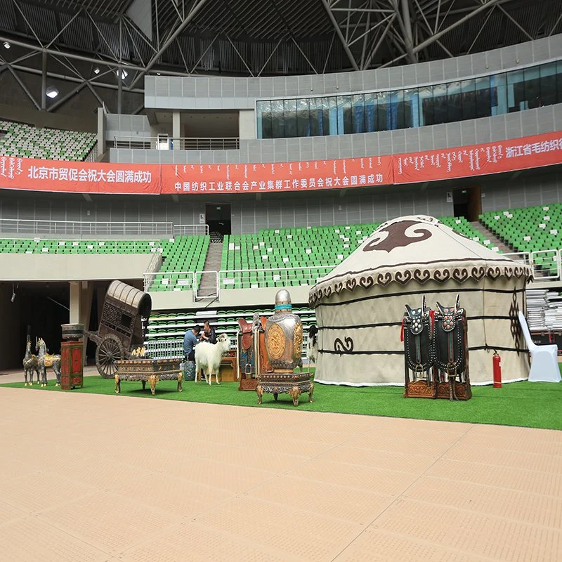 2023 China Fabricante portátil de interlocking Construcción Mats Estadio de la cubierta de evento Pisos para Aeropuerto temporal