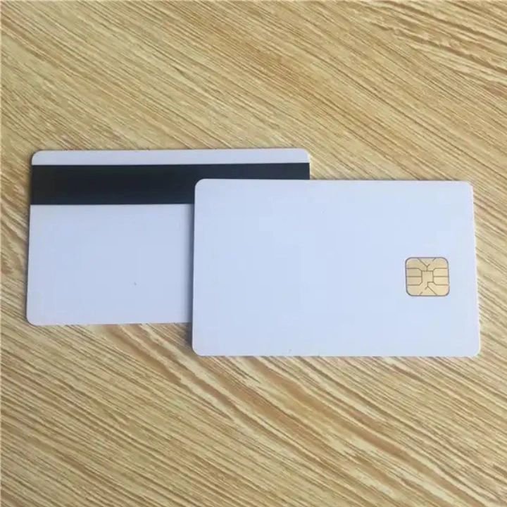 RFID 4442 Contact Chip Card Dual Interface 13.56MHz Customized VIP Membership Smart Chip Card