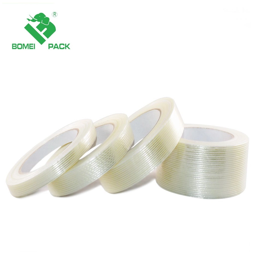 Multipurpose Pet Glass Fiber Packing Masking Self Adhesive Tape