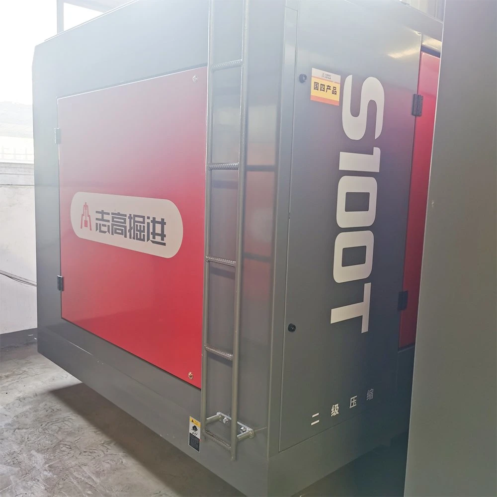 S100t Diesel Screw Compressor 31 M3/Min 25 Bar Two Stage Compression Screw Type Air Compressor for Sale