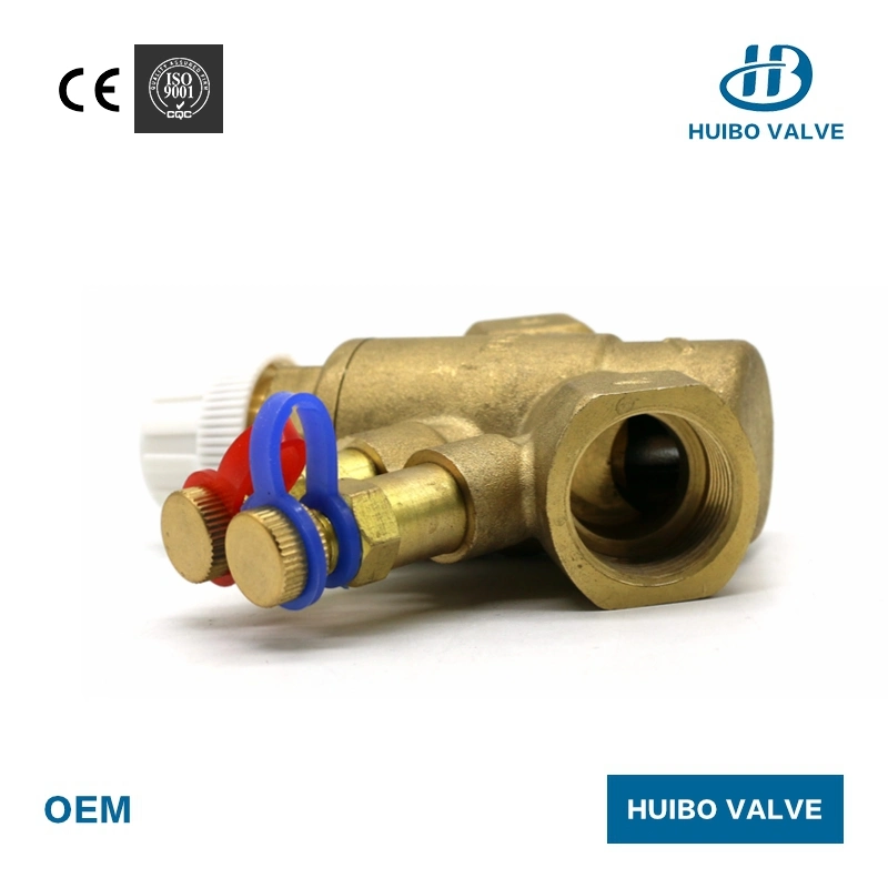 Straight Calibrated Auto Dynamic 3/4''-1''inch Brass Balance Valves