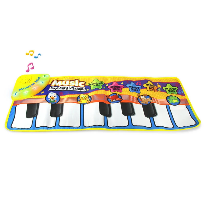 Floor Piano Mat for Kids & Toddlers, Giant Piano Mat, 24 Keys, 10 Built in Songs