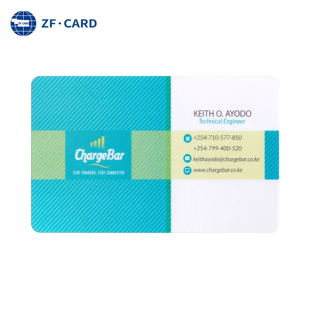 Customized Standard Size Cr80 Plastic PVC NFC Card 13.56 MHz MIFARE (R) Ultralight EV1 Smart Card