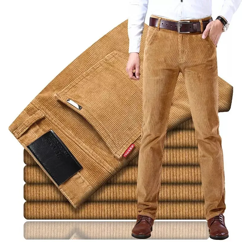 Used Winter Clothes Straight Leg Fashion Corduroy Pant 100kg Bales Second Hand Clothes Men