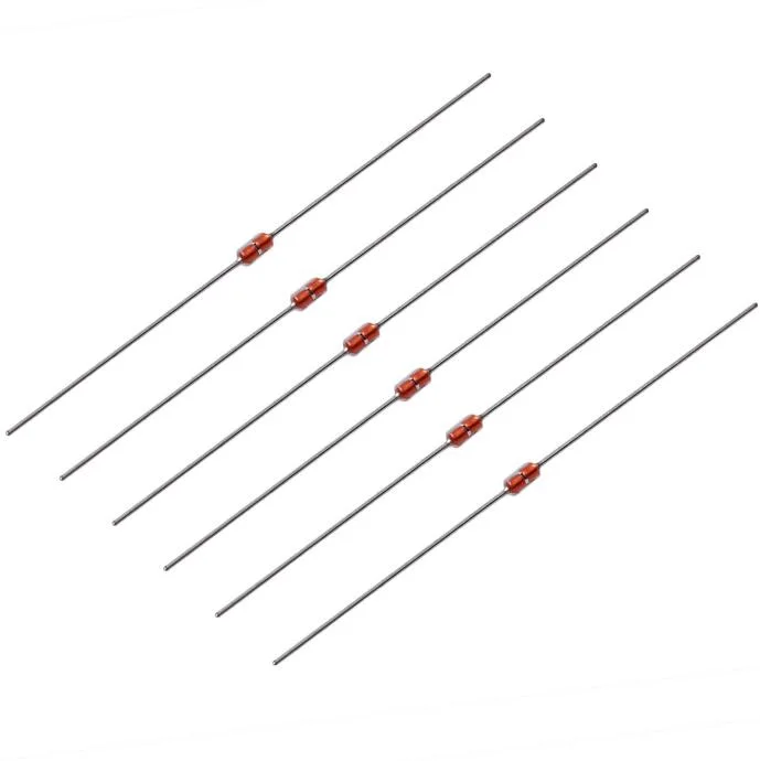 Resistencia de termistor sellado de vidrio de 10k (MF58)