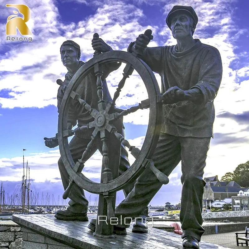 Parque al aire libre decoración moderna Bronce Militar Soldado Estatua Fabricante