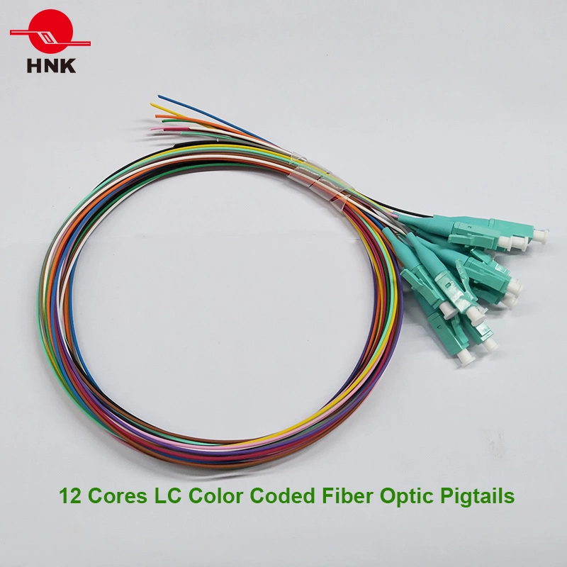 12 Fibers LC Fiber Optic Pigtail