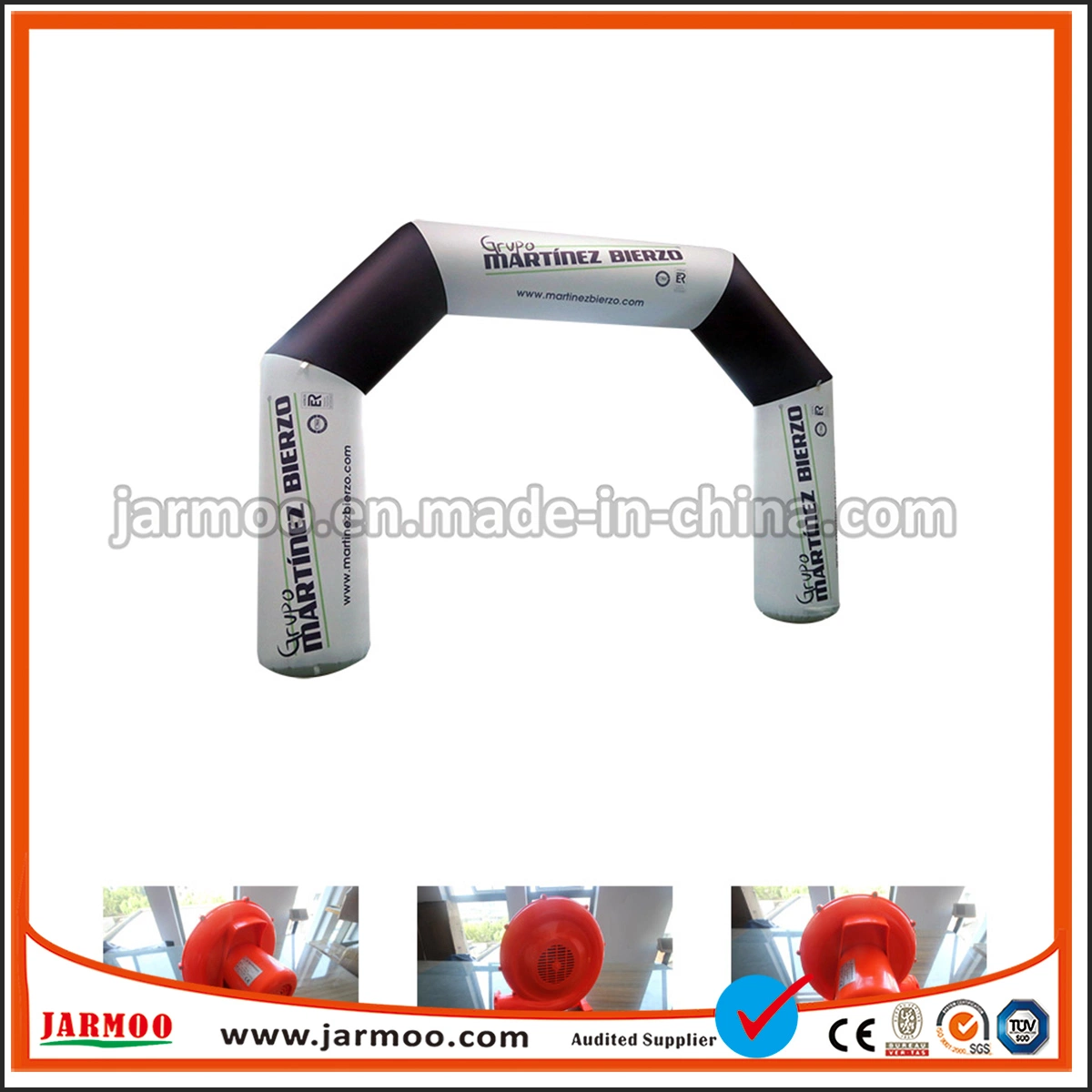 Promotion High quality/High cost performance  Custom Logo Printed Entrance Inflatable Arch