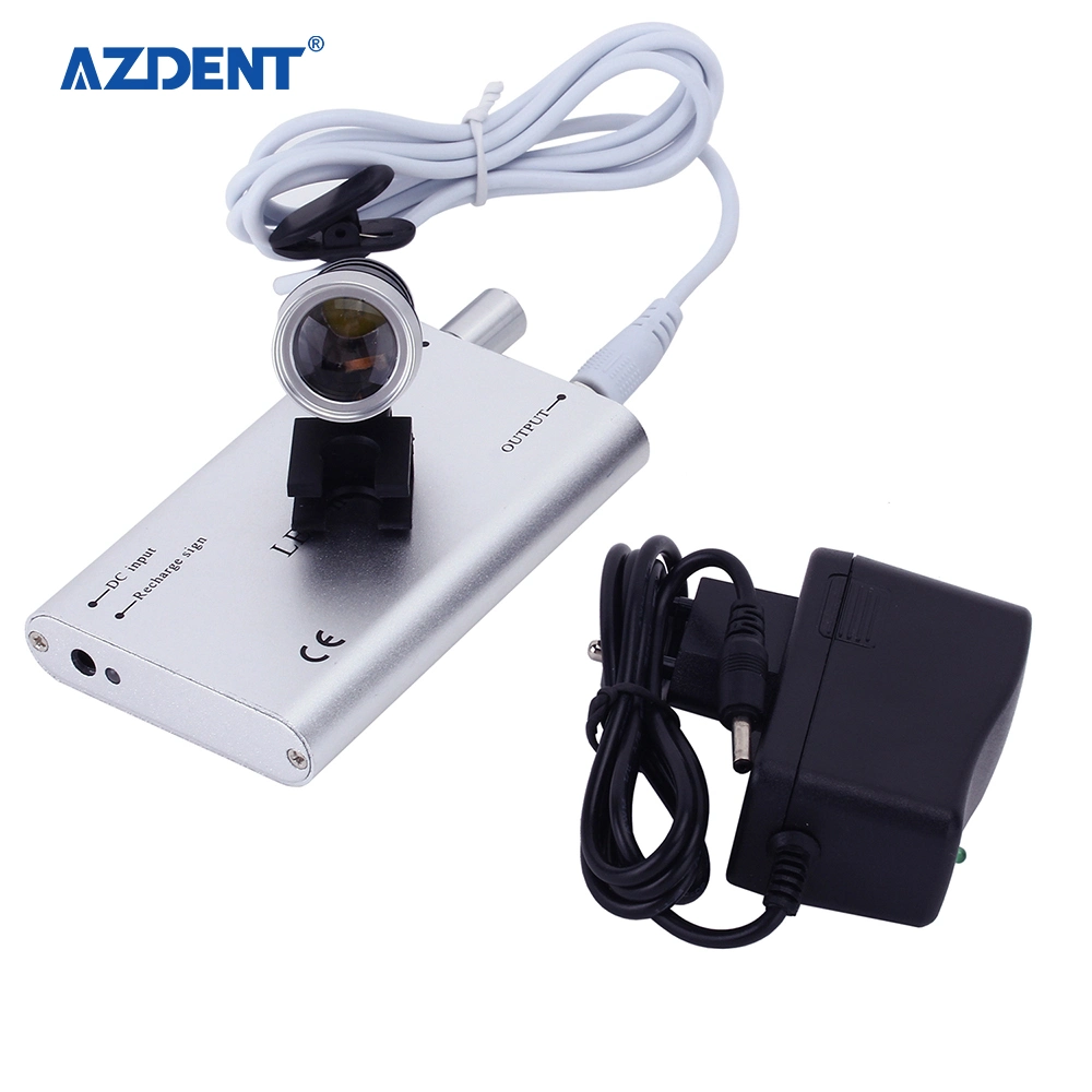 Azdent Rechargeable LED Dental Medical Headlight for Dentist Surgery Loupes