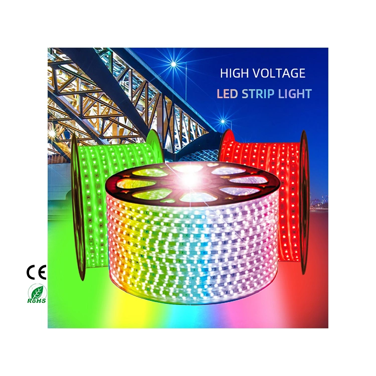 High Voltage Flexible Waterproof RGBW LED Strip Light with Remote