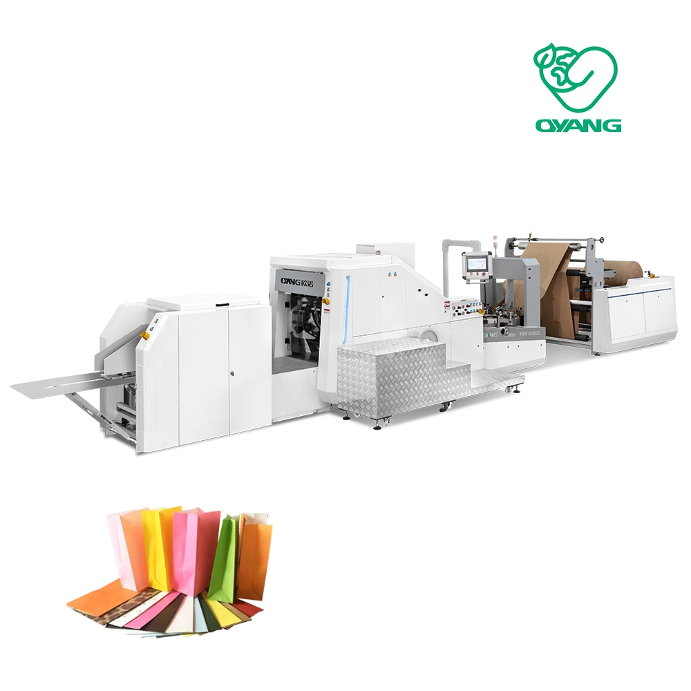 Overseas Engineering Team Technical Support 150PCS/Min-280PCS/Min Production Speed Paper Bag Making Machine