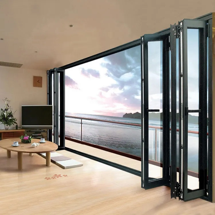 Fashion Aluminium Patio Bifold Door Designs American Outdoor Folding Patio Doors Prices