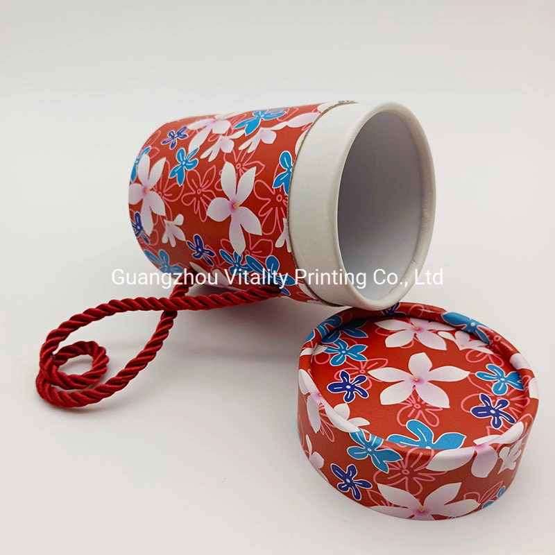 Wholesale/Supplier Printed Color Round Tea Packaging Box Cardboard Tube Loose Tea Paper Cans