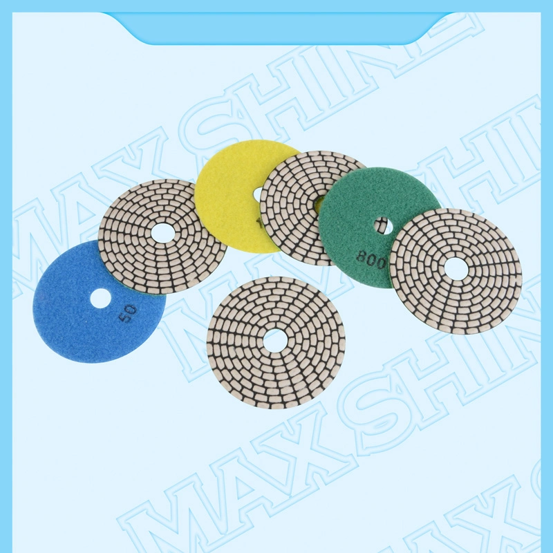 Dry Polishing Pad 7 Steps Pads for Granite Marble Without Water