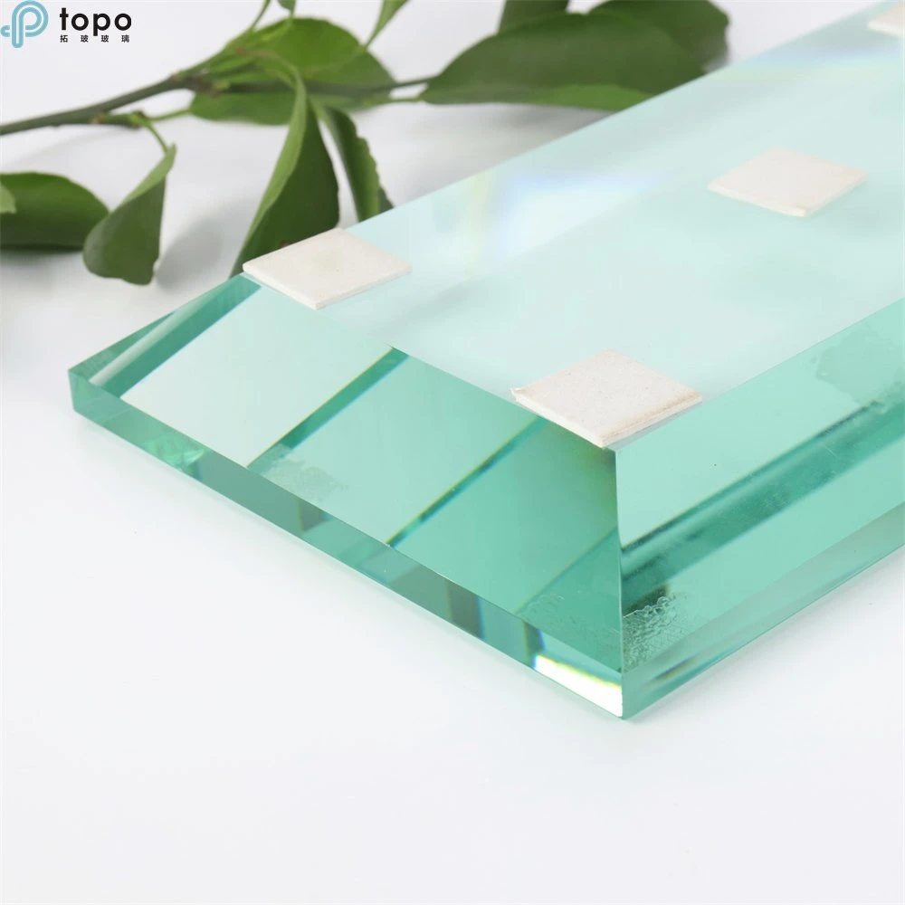 Verre flotté en feuille transparent Guangzhou 15 mm 19 mm 22 mm 25 mm pour Construction (W-TP)