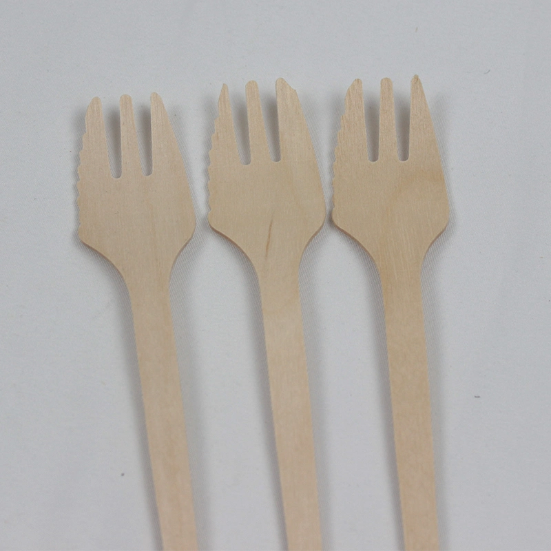 Disposable Tableware Natural Birch Wood Knife Wood Spoon and Fork