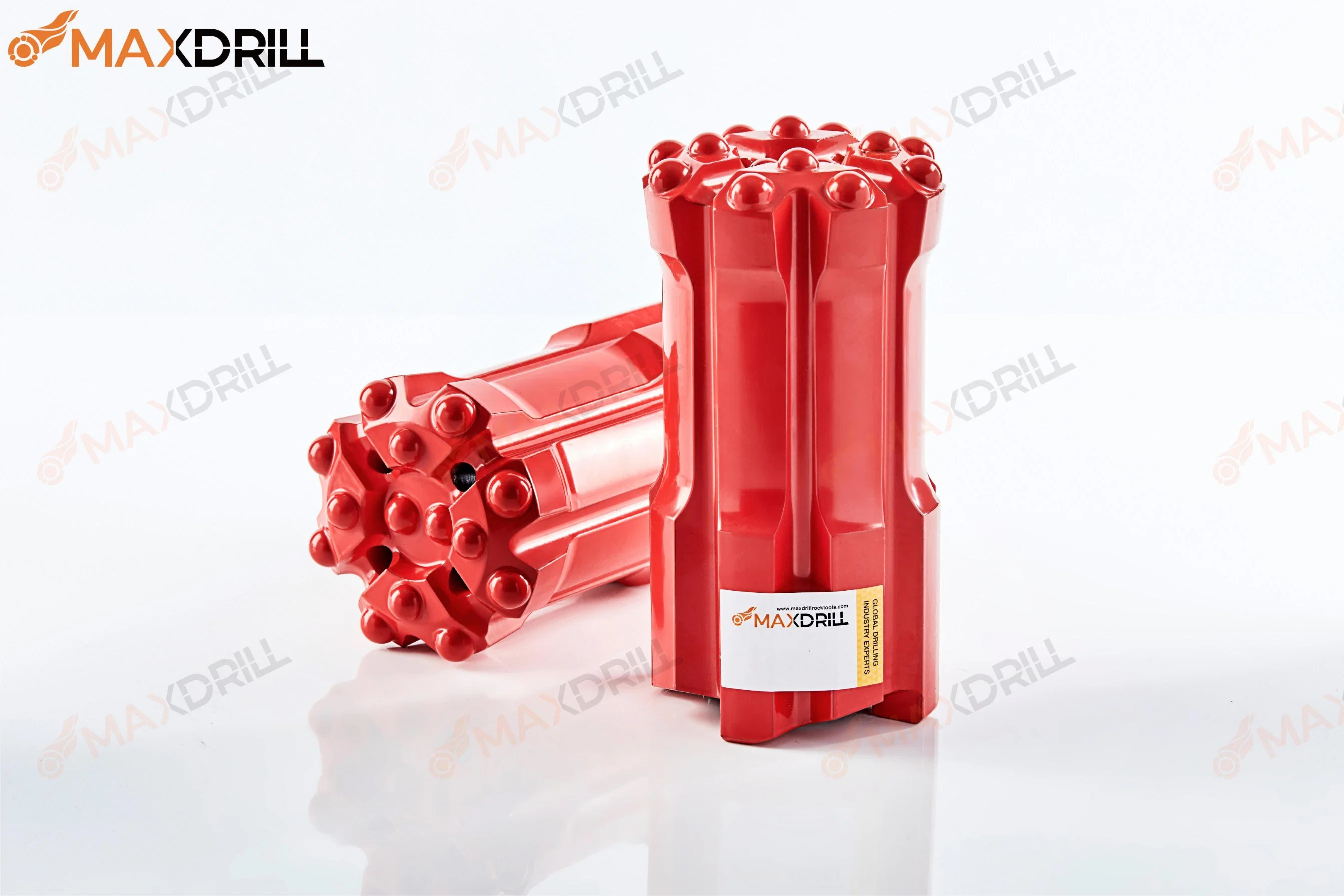 Maxdrill High Efficiency Rock Drilling Tools T45 115mm Thread Button Bit for Bench and Long Hole Drilling