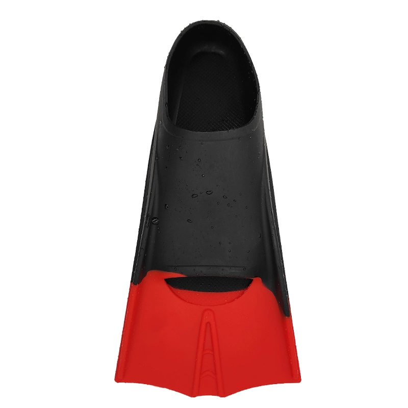 2023 New Design Full Foot Pocket Shoes Short Blade Fins Silicone Training Swim Short Fins