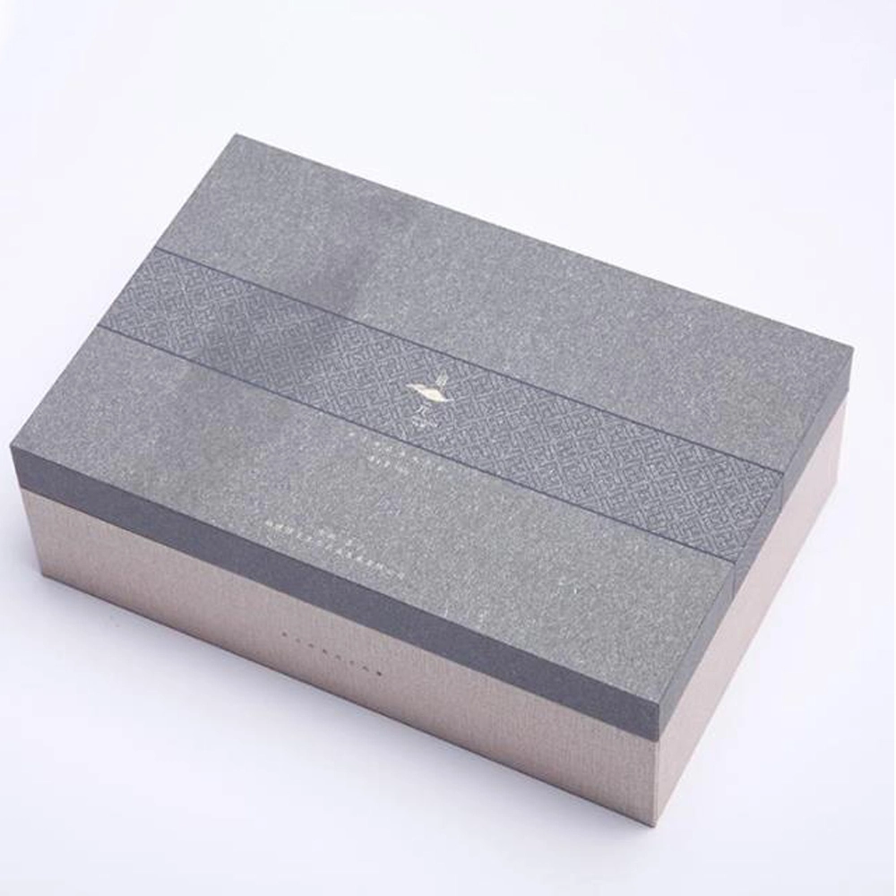 Customer Design Debossing Rigid Cardboard Book Shape Paper Gift Box with Ribbon for Birthday