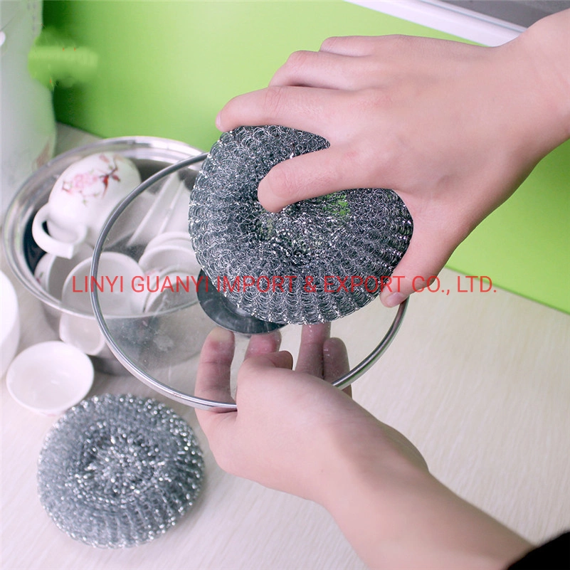 Malla de alambre galvanizado hierro esponja Scourer Rollos para