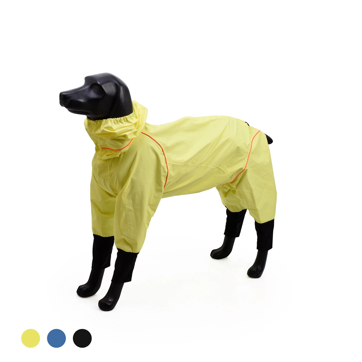 Großhandel Wasserdichte Haustier Regenmantel Hund Regen Jacke Kleidung mit vier Beinen Stil mit hoher Qualität