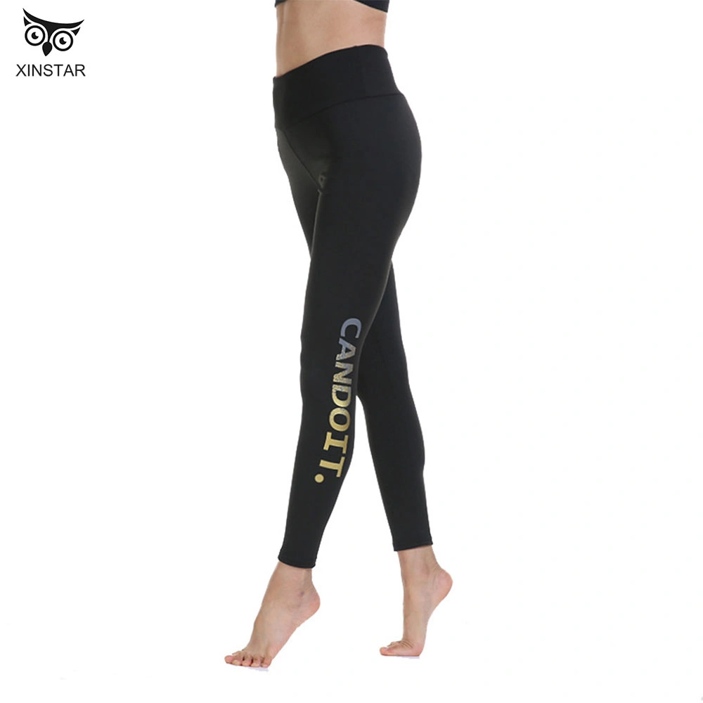 La fábrica de la mujer pantalones de yoga personalizado