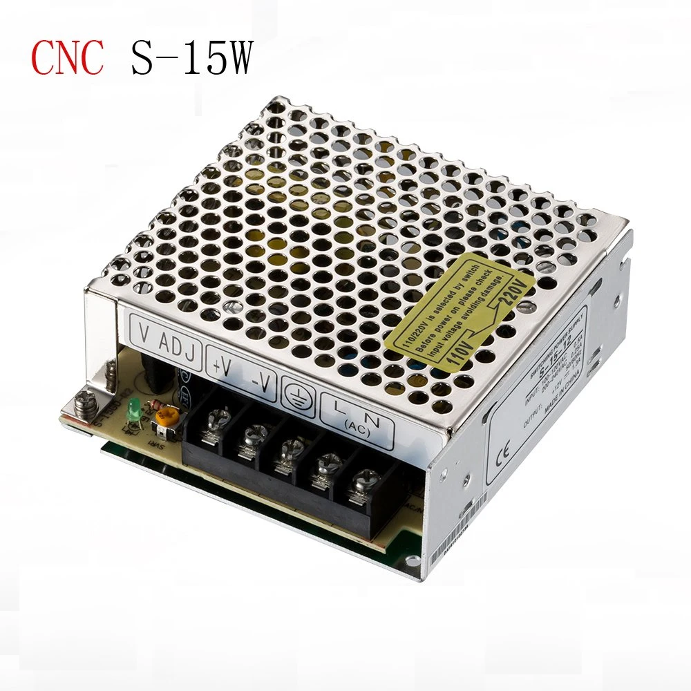 IP20 AC/DC-Schalternetzteil 5V 12V 24V 15W LED-Treiber mit Einfachausgang