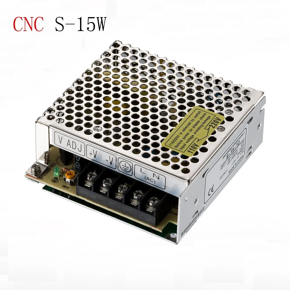 IP20 5V 12V 24V 15W Single Output AC to DC Switching Power