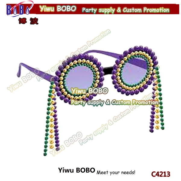 Geburtstag Halloween Feiertagsdekoration Mardi Gras Party Favor Party Brille Sonnenbrille für Party (C4213)