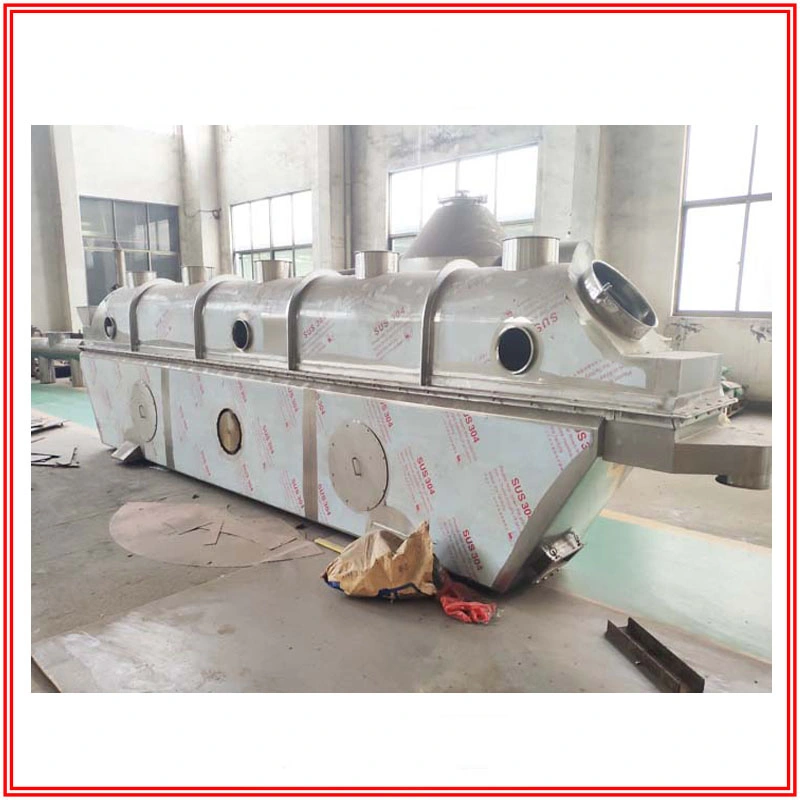 Horizontal Vibrating Fluid Bed Drying Machine for Dihydroxy Benzene, Salt, Granulate Sugar, Brown Sugar