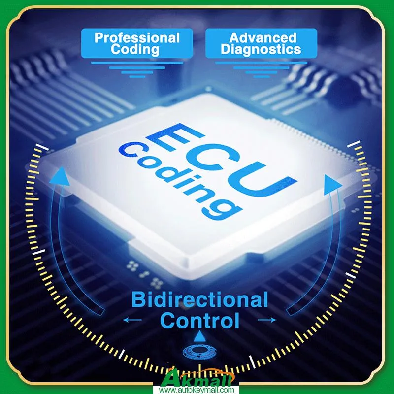 Autol Mk908 codage de l'ECU du véhicule Diagnostics de l'outil de diagnostic du système complet Mise à jour de la commande bidirectionnelle du scanner de Ms908