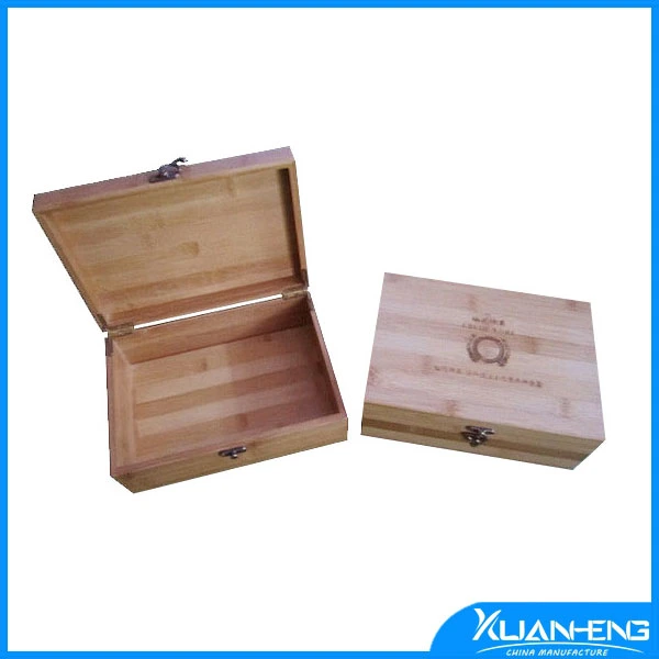 Sublimation Luxury Extra Large Custom Wooden Tea Box with Clear Windows