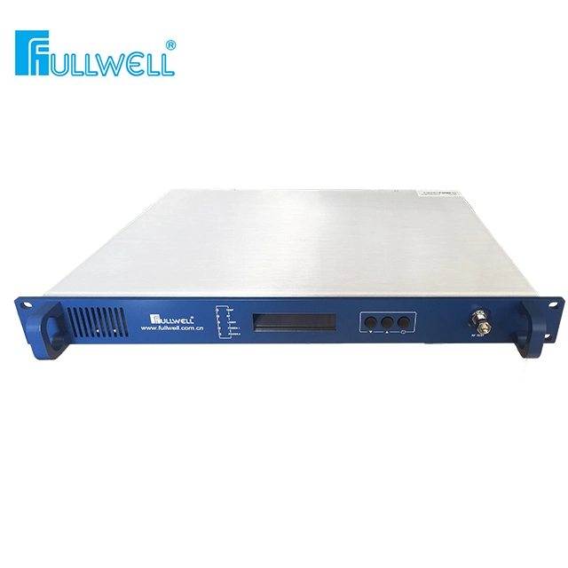 Fullwell FTTH Long Haul 160km Transmission External Modulation Optical Transmitter 2 Outputs  Power 7,8,9,10dBm with Wavelength 1528~1563nm Adjustable for DWDM