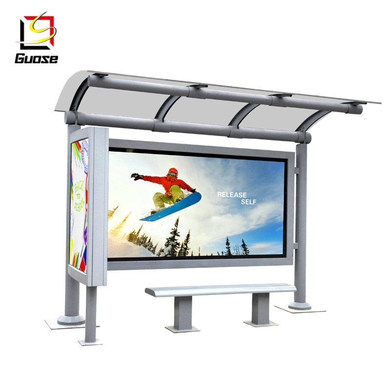 Aluminum Scrolling Advertising Boardbus Shelter Stop