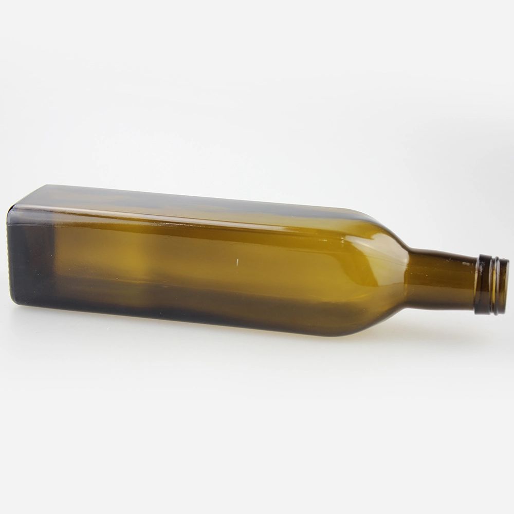 750ml Glass California Hock Wine Bottle Flat-Bottomed Cork Finish - Case of 12 - Champagne Green