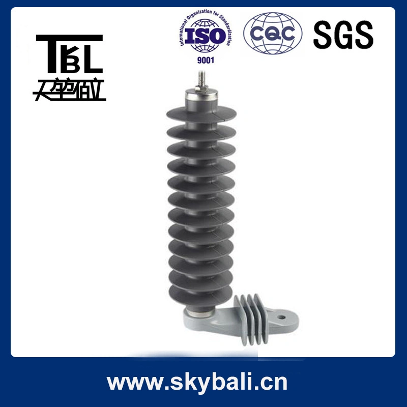 11kv~110kv Silicon Rubber (Ceramic) Housed Metal Oxide Gapless Surge Arrester