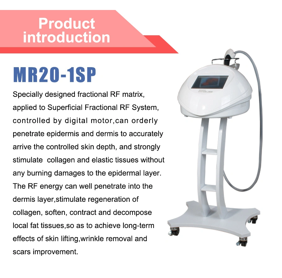 Best Fractional RF System Skin Care Beauty Equipment for Sale with Ex-Factory Price (MR20-1SP)