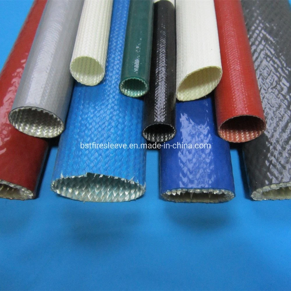 Silicone Coated Fiberglass Sleeving Electrical Insulation Sleeving
