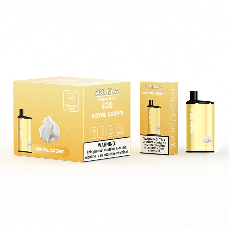 Recargable de alta calidad de la Vaina Original 5000 inhalaciones caja adicional Vape desechables