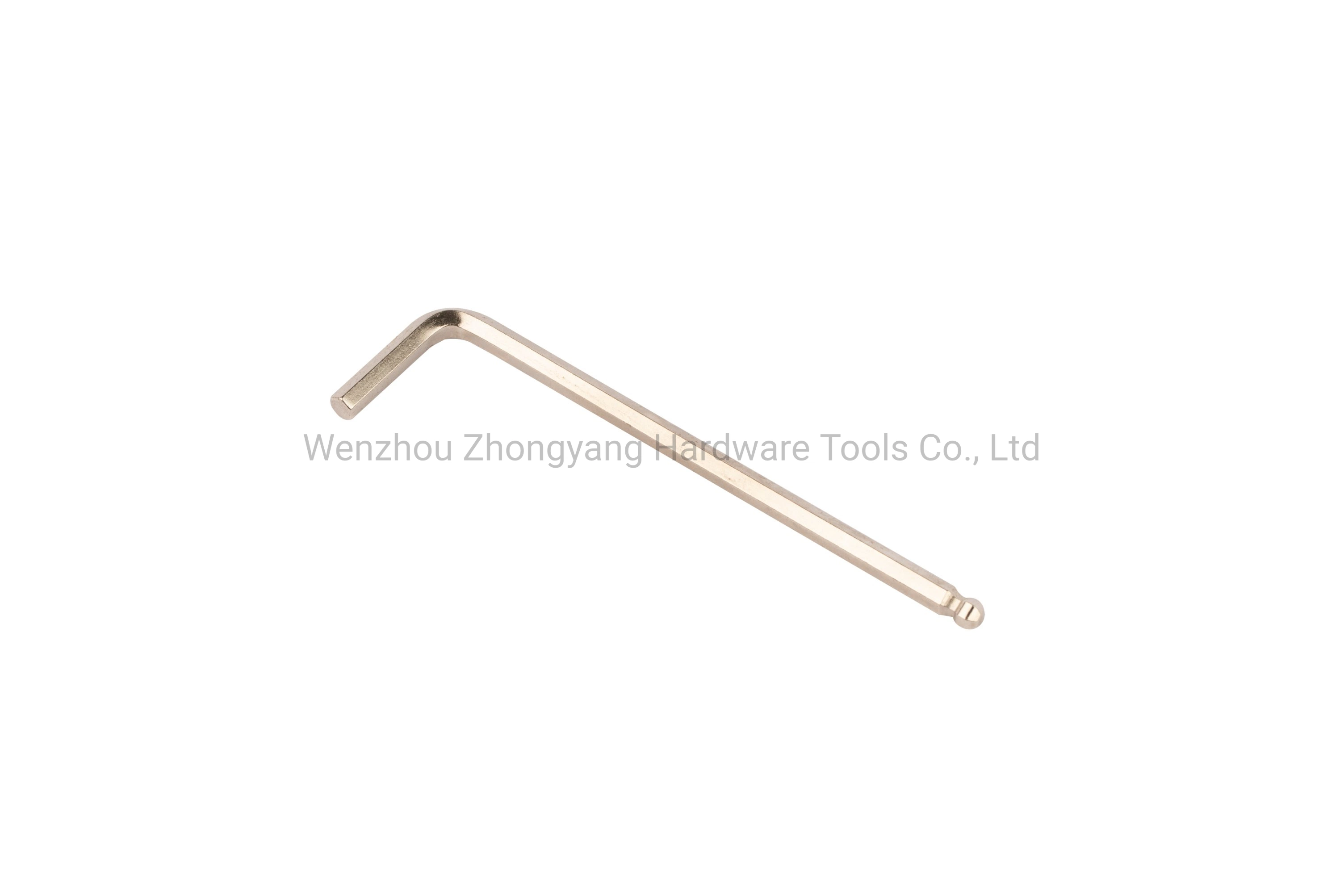 Hot Sale Allen Key Hex Key High quality/High cost performance Allen Ball Nose End Wrench for Furniture Installation.