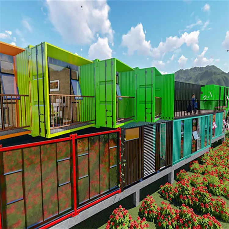 Construções prefabricadas Recipiente Hostel-Style Home montadas em pequenas casas Casa de dobragem