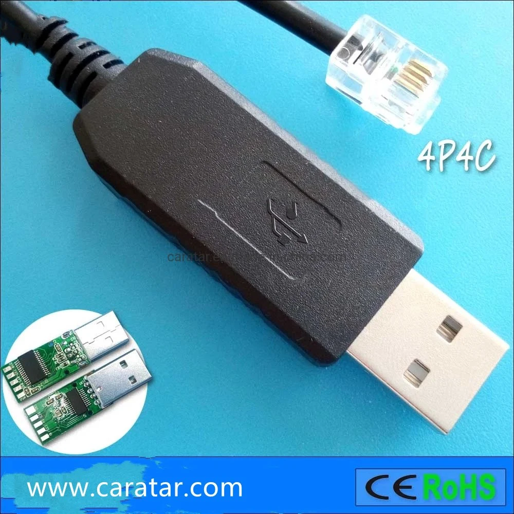 Cabo Ftdi USB Serial para Rj10 para Meade Etx-125 Etx127 Audiostar para PC ou Cabo de Controle de Computador Hbx.