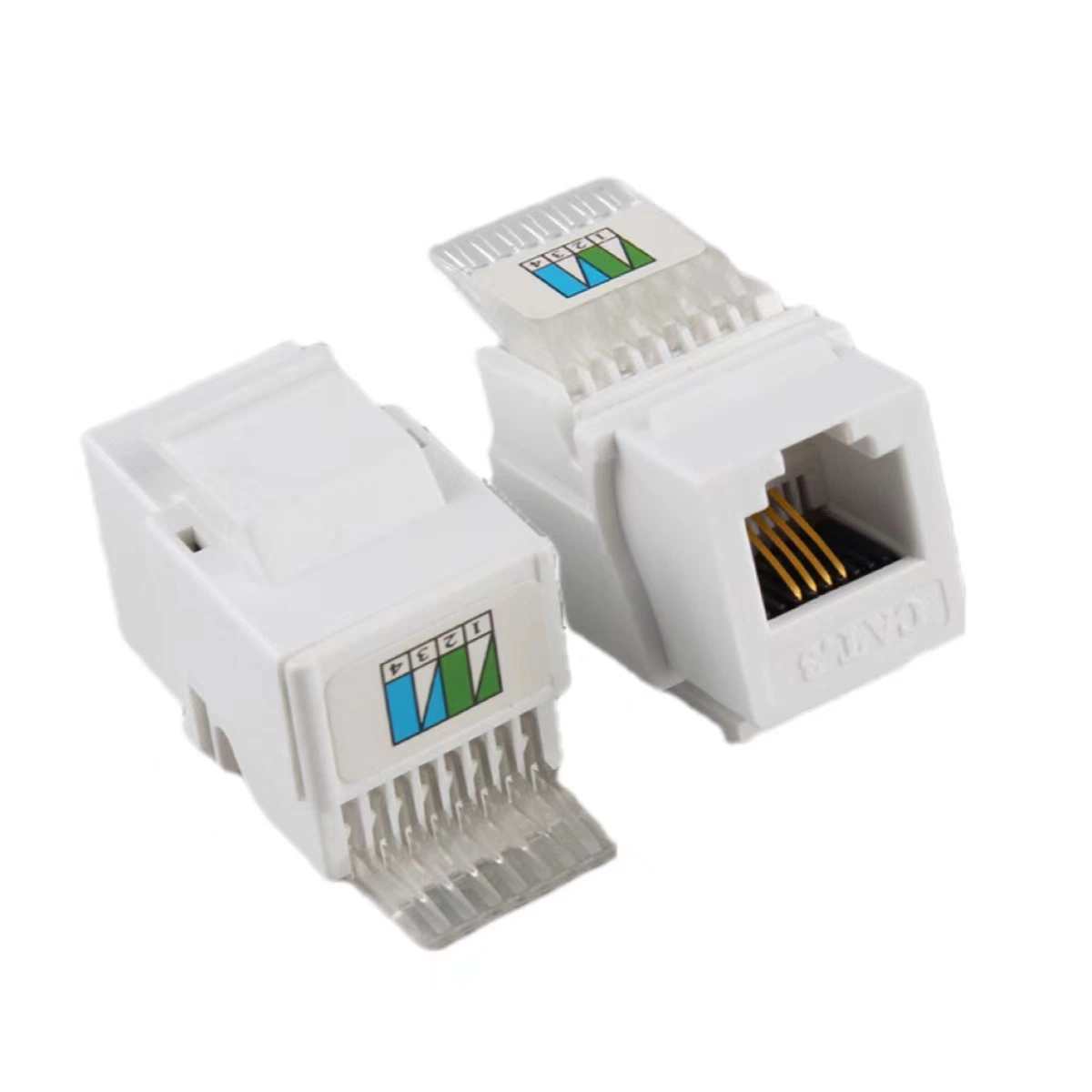 Rj11 Cat3 جاك الهاتف الكيبستون 4p4c جاك الهاتف الصوتي المودولار