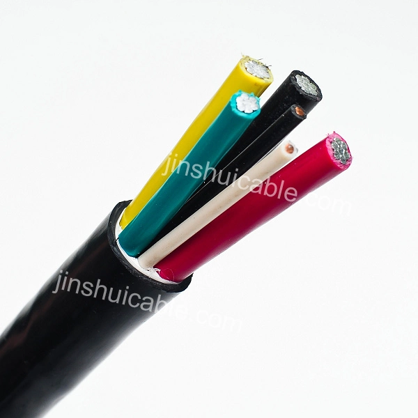 600/1000V 3 Phase 4 Core Low Voltage PVC Insulated Sheathed Power Cable