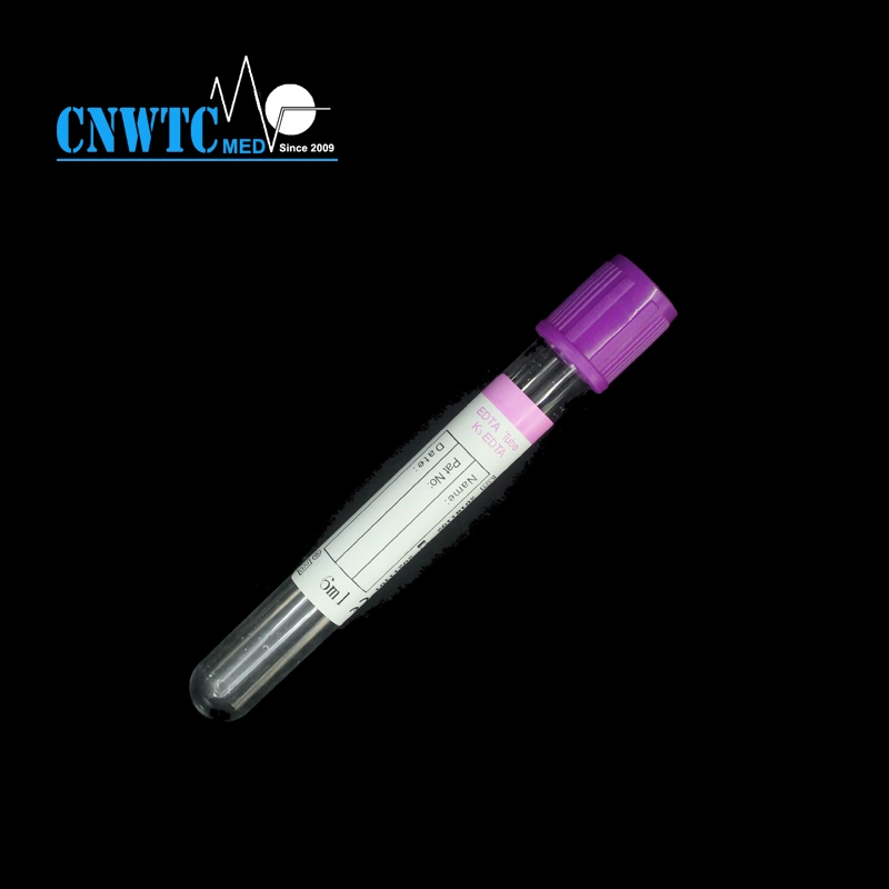 Purple Top Evacuated Blood Collection Tube