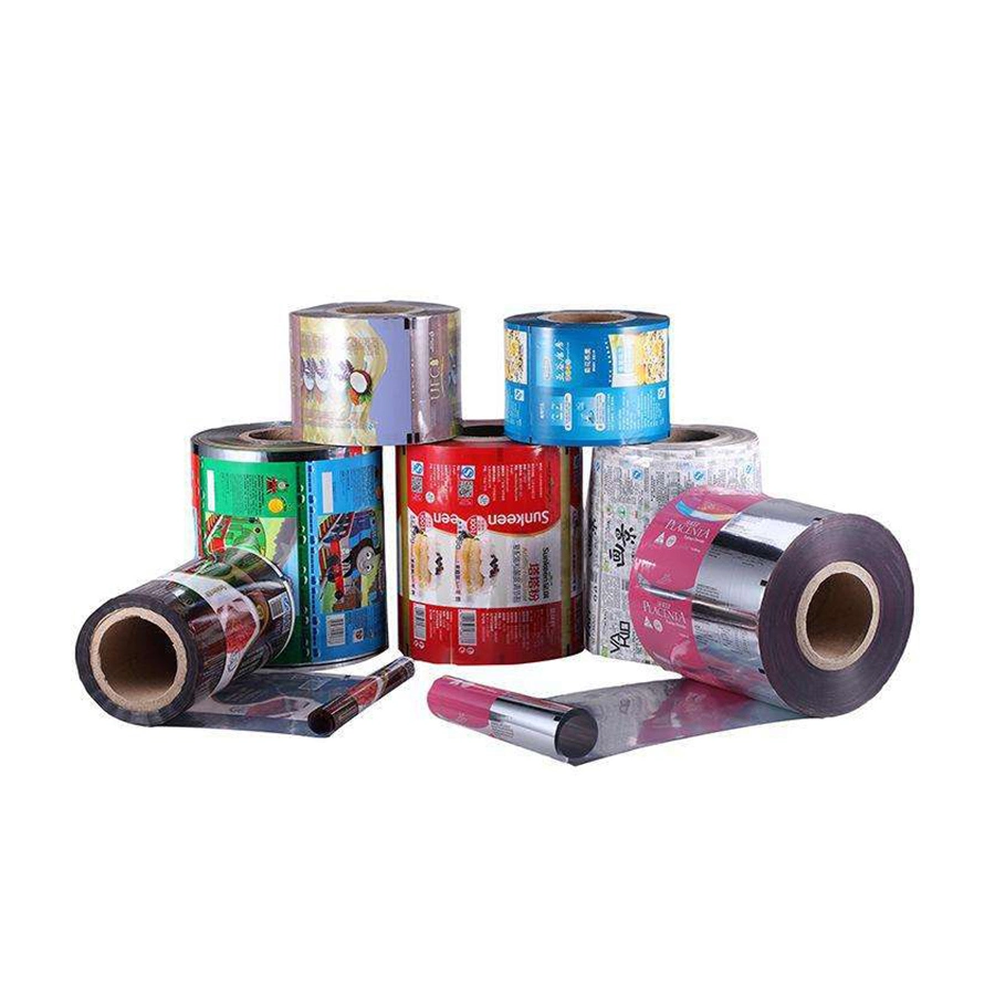 Laminatied Plastic Roll Film for Aluminium, PE Packaging Mylar Roll Film Color Printed Sachet Film Roll, Roll Stock Rollstock, PE BOPP Pet Packaging Film Roll