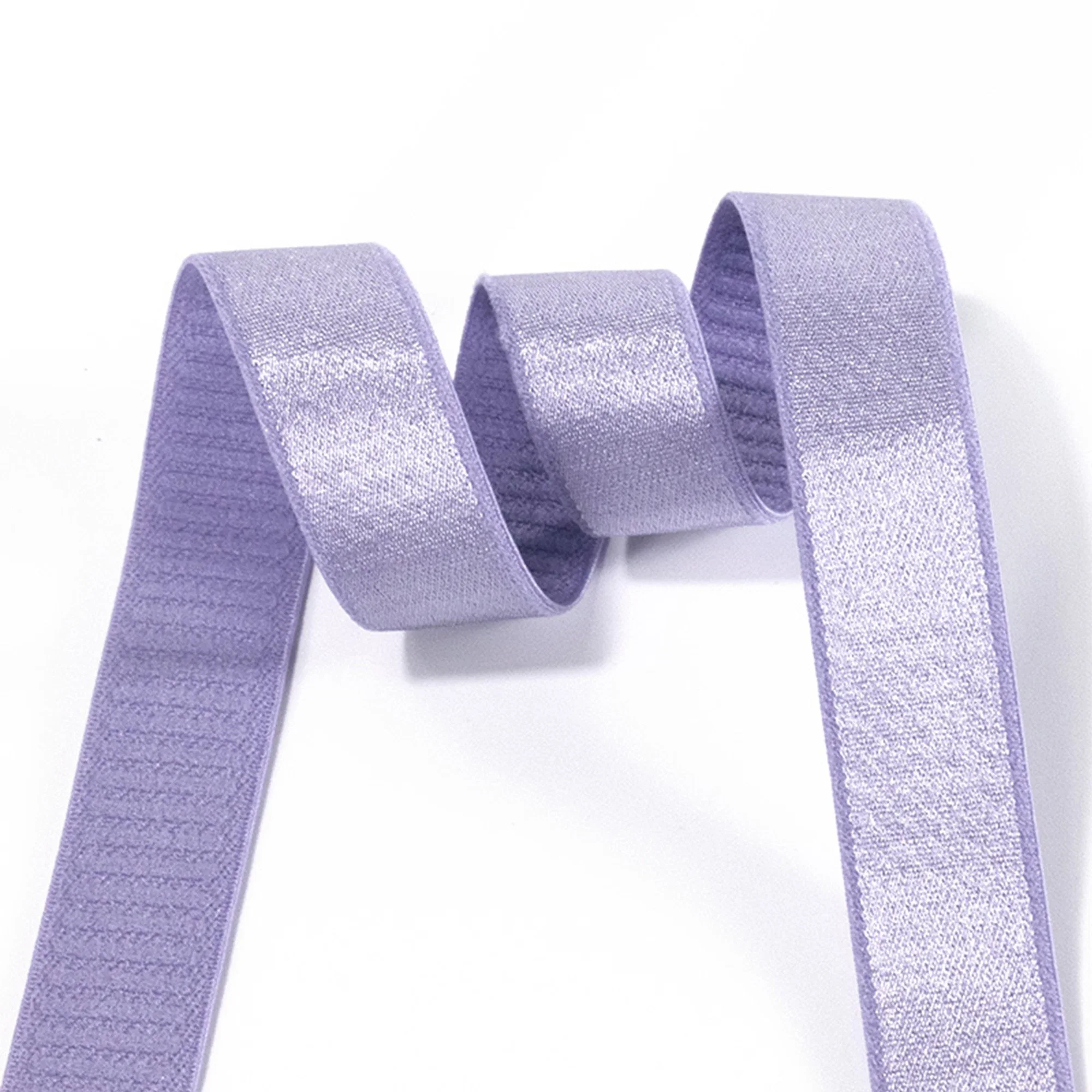 Wholesale/Supplier Lingerie Accessories Nylon Elastic Shoulder Tape Non-Slip Shiny Bra Elastic