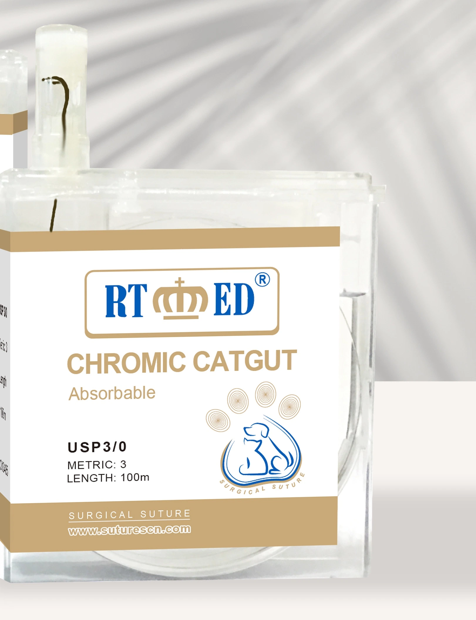 Surgical Cassette Chromic Catgut and Plain Catgut Absorbable Suture/Haidike Medical High Quality